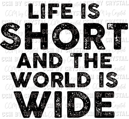 Life is Short and the World is Wide Ready to Press Transfer