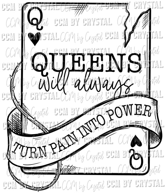 Queens Will Always Turn Pain into Power Ready to Press Transfer