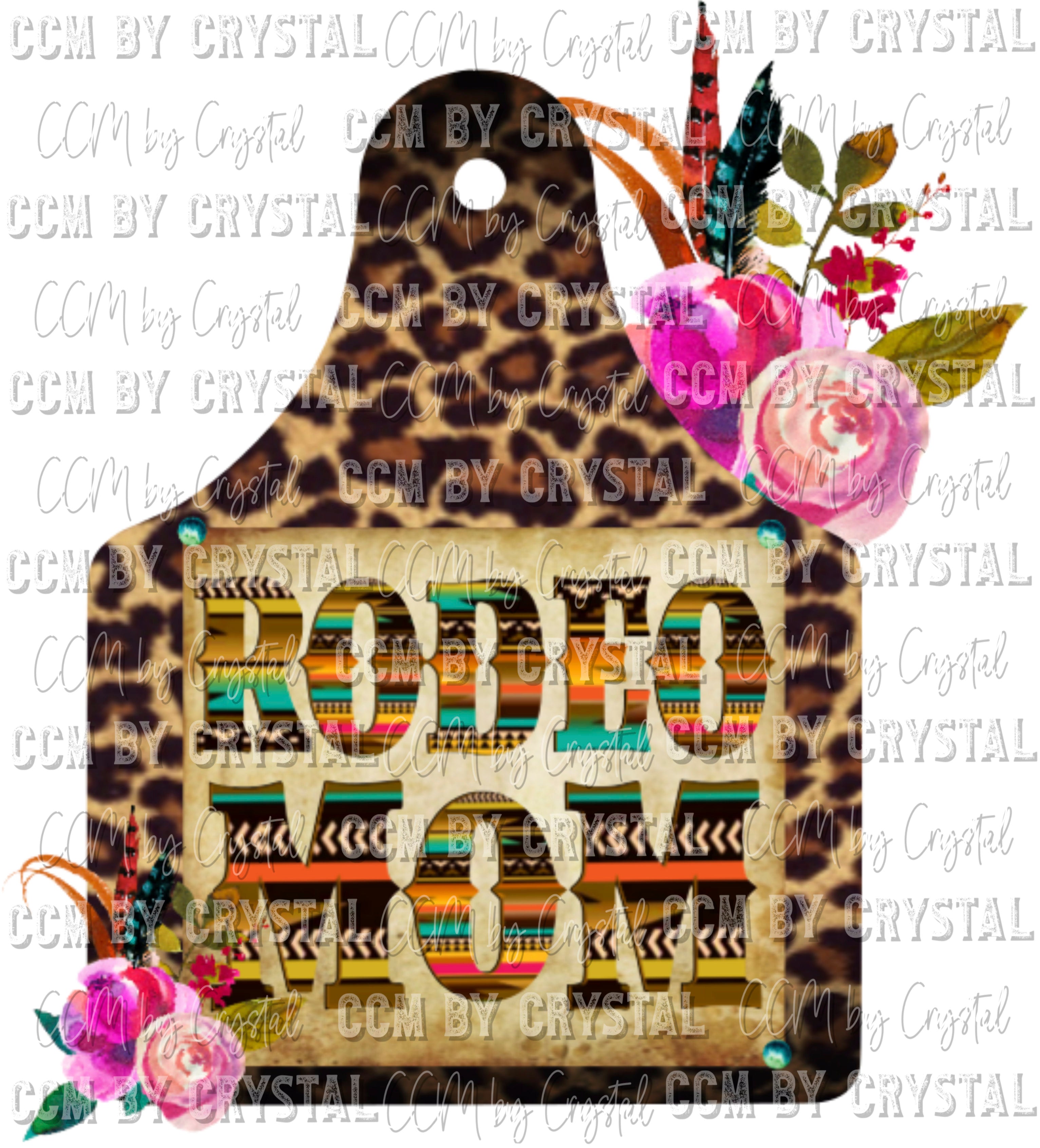 Rodeo Mom Cow Tag Leopard Ready to Press Transfer – CCMbyCrystal