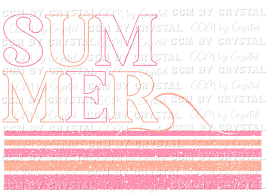 Summer Wave Ready to Press Transfer