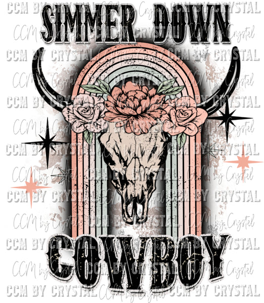 Simmer Down Cowboy Ready to Press Transfer