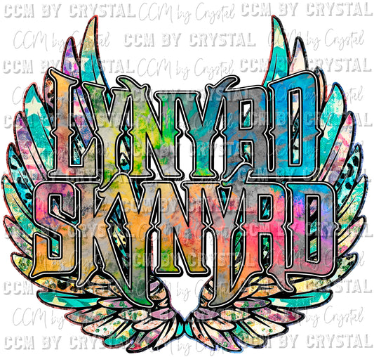 Southern Rock Wings Ready to Press Transfer