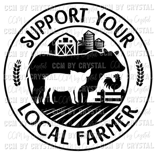 Support Your Local Farmer Ready to Press Transfer