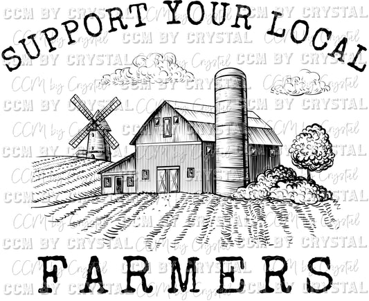 Support Your Local Farmers Ready to Press Transfer