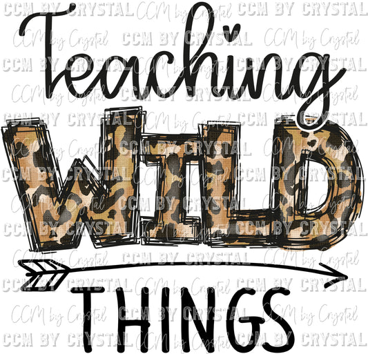 Teaching Wild Things Teacher Ready to Press Transfer