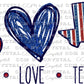 Peace Love Texas PNG Digital Download