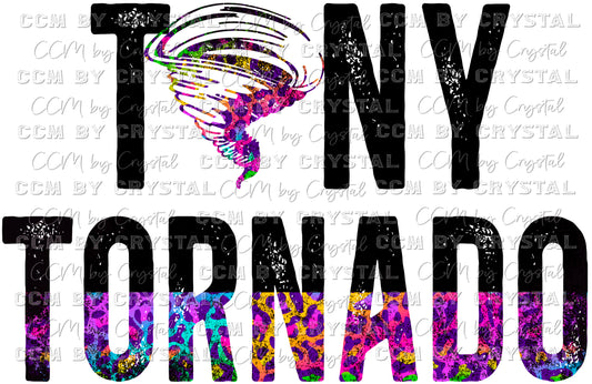 Tiny Tornado Rainbow Leopard Ready to Press Transfer